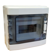 SCL 8 MODULE PLASTIC ABS/PC DISTRIBUTION BOX