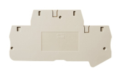 DINKLE FEED-THROUGH 2+2W DIN TERM END COVER GREY 1.5MM
