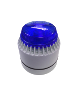 COMBINED SOUNDER/BEACON 24VDC BLUE, WHITE SHALLOW BASE