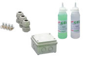 ARNOCANALI IP68 BI-COMPONENT RUBBER KIT & 100mm ENCLOSURE