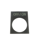 SCL 22mm LEGEND PLATE OFF / ON