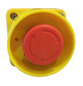SCL EM STOP STATION TWIST RELEASE SHROUDED+ 1 NC CONTACT