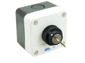 SCL P/BUTTON STATION 3 POS KEY SWITCH 2 N/O. KEY OUT ALL POS.