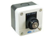 SCL P/BUTTON STATION 2 POS KEY SWITCH SPRING RETURN & 1 N/O