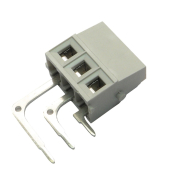 EUROCLAMP PCB TERMINAL BLOCK ANGLED 16A 5mm 3 POLE RIGHT