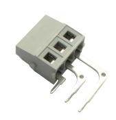 EUROCLAMP PCB TERMINAL BLOCK ANGLED 16A 5mm 3 POLE LEFT