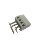 EUROCLAMP PCB TERMINAL BLOCK ANGLED 16A 5mm 4 POLE RIGHT