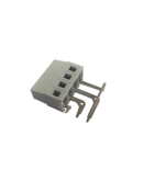 EUROCLAMP PCB TERMINAL BLOCK ANGLED 16A 5mm 4 POLE LEFT
