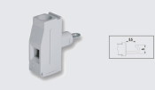 EUROCLAMP PANEL FEED THROUGH TERMINAL 57A 10mm GREY