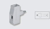 EUROCLAMP PANEL FEED THROUGH TERMINAL 57A 10mm GREY