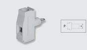 EUROCLAMP PANEL FEED THROUGH TERMINAL 57A 10mm GREY
