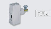 EUROCLAMP PANEL FEED THROUGH TERMINAL 101A 15mm GREY