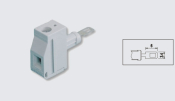 EUROCLAMP PANEL FEED THROUGH TERMINAL 24A 7.5mm GREY
