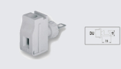 EUROCLAMP PANEL FEED THROUGH TERMINAL 32A 10mm GREY