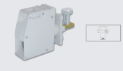 EUROCLAMP PANEL FEED THROUGH TERMINAL 150A 19mm GREY