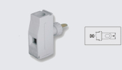 EUROCLAMP PANEL FEED THROUGH TERMINAL 41A 10mm GREY