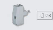 EUROCLAMP PANEL FEED THROUGH TERMINAL 41A 10mm GREY