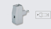 EUROCLAMP PANEL FEED THROUGH TERMINAL 41A 10mm GREY