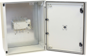 TELERGON CHANGEOVER SWITCH 125A 3P+N IP65 GRP ENCLOSURE