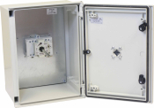 TELERGON ON-OFF ISOLATOR 80A 3P+N IP65 GRP ENCLOSURE
