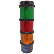 TWS TWR BLACK CONT AMBER/RED/ GREEN 24V LED