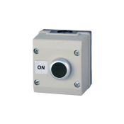 CONTROL STATION-MOM BLACK WITH 1 N/O CONTACT BLOCK
