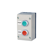 CONTROL STATION RED & GREEN GREY ENCLOSURE 1NO + 1NC