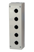 TEND 22mm 5 HOLE ENCLOSURE GREY