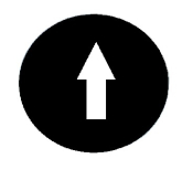 TEND PB22 BLACK PUSHBUTTON CAP WITH WHITE ARROW