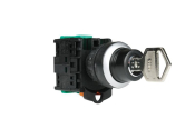TEND 22mm 3 POS. 90 LATCHING KEY SWITCH. 2 N/O KEY REMOVE 0