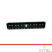 CITEL 19inch RACK 12 PORT POE A CONNECTOR 110/RJ45