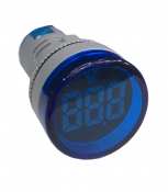 SCL 22mm VOLTMETER 50-380VAC BLUE GREY CASE