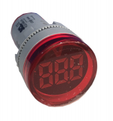 SCL 22mm VOLTMETER 50-380VAC RED GREY CASE