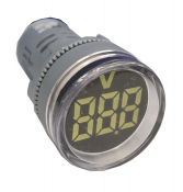 SCL 22mm VOLTMETER 50-380VAC WHITE GREY CASE