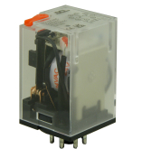 SCL 2 POLE PLUG IN RELAY 240AC 10AMP 8 PIN LED & TEST BUTTON