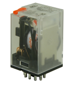 SCL 3 POLE PLUG IN RELAY 240AC 10AMP 11 PIN LED & TEST BUTTON