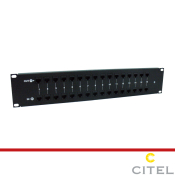 CITEL 19inch RACK 32 PORTS CAT. 6 RJ45/RJ45 STAND-OFF