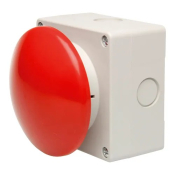 COMEPI RED MUSHROOM WOBBLE STOP STATION 1NO + 1NC