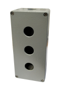 SCL 3 HOLE ALUMINIUM P/BUTTON STATION + 20MM GLAND