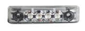24V LED BARRIER LAMP CLR FLASH