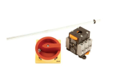 TEND 66A 3P BASEMOUNT ISOLATOR R&Y PADLOCK HANDLE 300mm SHAFT