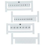 DIN MARKING TAG(L1L2L3N) 2.5MM 144 PER CARD