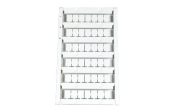 DIN MARKING TAG (BLANK) 4MM 120 PER CARD SCREWLESS