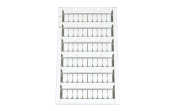 DIN MARKING TAG (BLANK) 4MM 60 PER CARD - OUTER LABEL