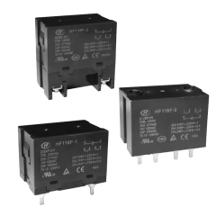 HF116F-1/2/3 Series - 1 & 2 Pole Relay 25-30 Amp