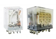 HF13F Series - 2 & 4 Pole Plug In Power Relays