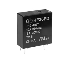HF36FD Series - 1 Pole Normally Open Relay 10 Amp