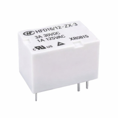HFD16 Series - 1 Pole Changeover Relay 3 Amp