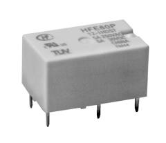HFE60P Series - 1 & 2 Pole Normally Open|Normally Open + Normally Closed Relay 5-8 Amp