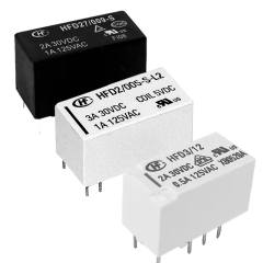 Hongfa Double Pole Signal Relays